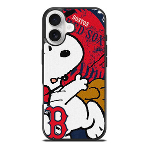 BOSTON RED SOX BASEBALL SNOOPY iPhone 17 Case Cover