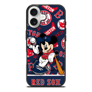 BOSTON RED SOX MICKEY MOUSE iPhone 17 Case Cover