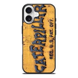 CATERPILLAR TRACTOR LOGO RUSTY EMBLEM iPhone 17 Case Cover