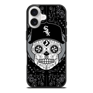 CHICAGO WHITE SOX LOGO SKULL ART iPhone 17 Case Cover