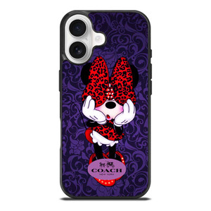COACH MINNIE MOUSE PURPLE iPhone 17 Case Cover