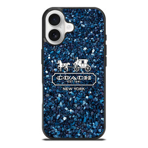 COACH NEW YORK BLUE STONE iPhone 17 Case Cover