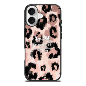 COACH NEW YORK LEOPARD SKIN iPhone 17 Case Cover