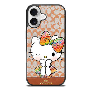 COACH NEW YORK LOGO HELLO KITTY iPhone 17 Case Cover