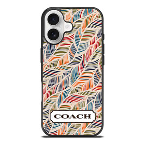 COACH NEW YORK LOGO MONOGRAM SEAMLESS PATTERN iPhone 17 Case Cover