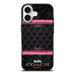 COACH NEW YORK PINK BLACK iPhone 17 Case Cover