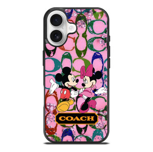 COACH PINK MICKEY MINNIE iPhone 17 Case Cover