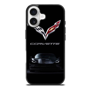 CORVETTE STINGRAY CAR BLACK iPhone 17 Case Cover
