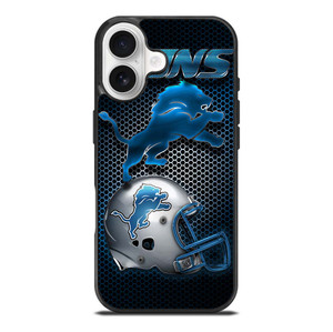 DETROIT LIONS LOGO HELMET iPhone 17 Case Cover