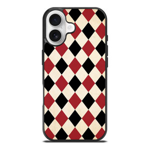 DIAMOND RED BACK PATTERN iPhone 17 Case Cover