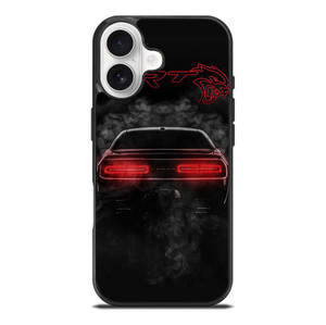 DODGE SRT CHALLENGER HELLCAT BLACK iPhone 17 Case Cover