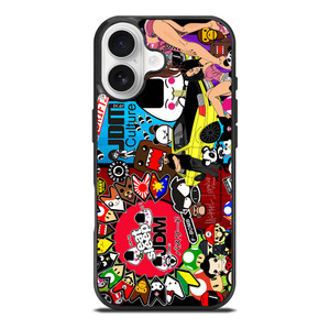 EAT SLEEP JDM COLLAGE iPhone 17 Case Cover
