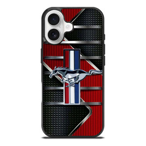 FORD MUSTANG METAL LOGO iPhone 17 Case Cover