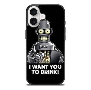 FUTURAMA BENDER QUOTE iPhone 17 Case Cover