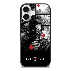 GHOST OF TSUSHIMA LOGO BLACK WHITE iPhone 17 Case Cover
