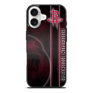 HOUSTON ROCKETS METAL LOGO iPhone 17 Case Cover