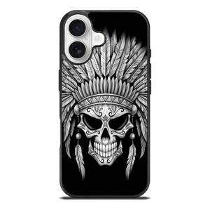 INDIAN FEATHER SKULL iPhone 17 Case Cover