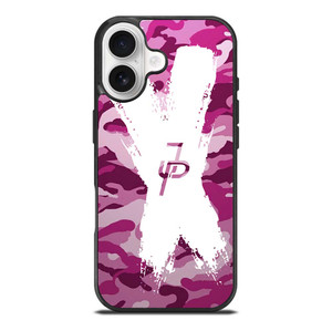 JAKE PAUL LOGO CROSS CAMO iPhone 17 Case Cover