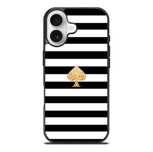 KATE SPADE GOLD AND STRIPES iPhone 17 Case Cover