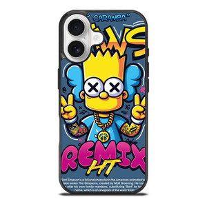 KAWS X BART SIMPSONS iPhone 17 Case Cover