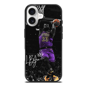 LEBRON JAMES DUNK LA LAKERS iPhone 17 Case Cover