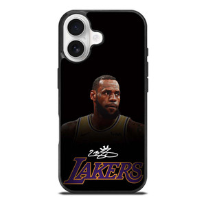 LEBRON JAMES LA LAKERS AUTOGRAPH iPhone 17 Case Cover