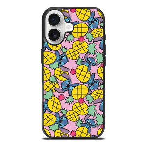 LILO AND STITCH PINEAPPLE PATTERN iPhone 17 Case Cover
