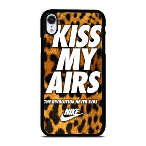 NIKE KISS MY AIRS LEOPARD iPhone XR Case Cover NIKE KISS MY AIRS LEOPARD iPhone XR Case Cover