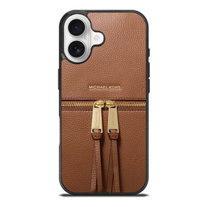 MICHAEL KORS MK LOGO BACKPACK BAG BROWN iPhone 17 Case Cover