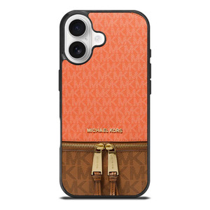 MICHAEL KORS MK LOGO BACKPACK ORANGE BAG iPhone 17 Case Cover