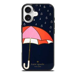 NAVY UMBRELLA KATE SPADE iPhone 17 Case Cover