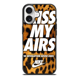 NIKE KISS MY AIRS LEOPARD iPhone 17 Case Cover