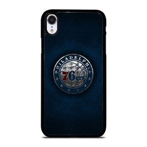 PHILADELPHIA 76ERS METAL LOGO iPhone XR Case Cover PHILADELPHIA 76ERS METAL LOGO iPhone XR Case Cover