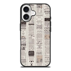 OLD NEWSPAPER PATTERN iPhone 17 Case Cover