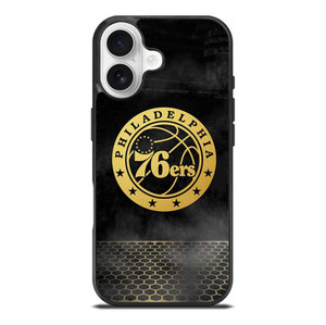 PHILADELPHIA 76ERS GOLD LOGO iPhone 17 Case Cover
