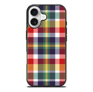PIXELIZED TARTAN PATTERN iPhone 17 Case Cover