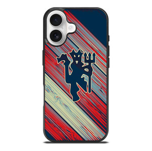 RED DEVILS MANCHESTER UNITED FC FOOTBALL CLUB LOGO iPhone 17 Case Cover