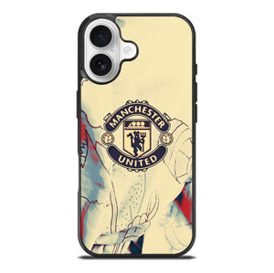 RED DEVILS MANCHESTER UNITED FC LOGO iPhone 17 Case Cover