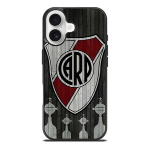 RIVER PLATE EL MAS GRANDE WOODEN LOGO iPhone 17 Case Cover