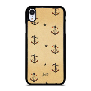 SAILOR JERRY ANCHOR PATTERN iPhone XR Case Cover SAILOR JERRY ANCHOR PATTERN iPhone XR Case Cover