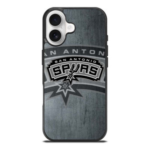 SAN ANTONIO SPURS METAL LOGO iPhone 17 Case Cover