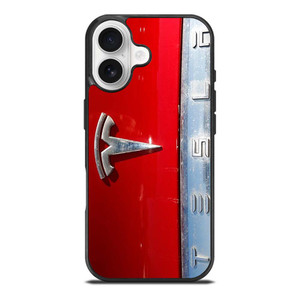 TESLA METAL EMBLEM iPhone 17 Case Cover