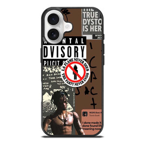 TRAVIS SCOTT RAPPER PARENTAL ADVISORY iPhone 17 Case Cover