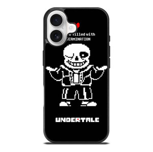UNDERTALE SANS 8 BIT QUOTE iPhone 17 Case Cover