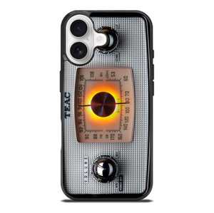 VINTAGE RADIO SILVER METAL iPhone 17 Case Cover