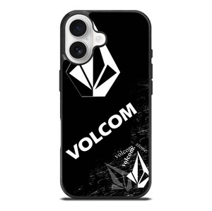VOLCOM BLACK LOGO iPhone 17 Case Cover