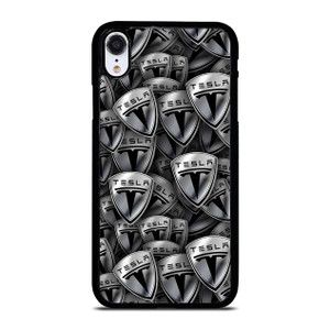 TESLA METAL LOGO COLLAGE iPhone XR Case Cover