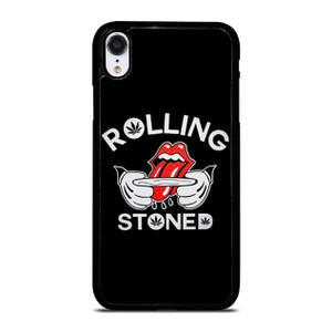THE ROLLING STONES WEED LOGO iPhone XR Case Cover