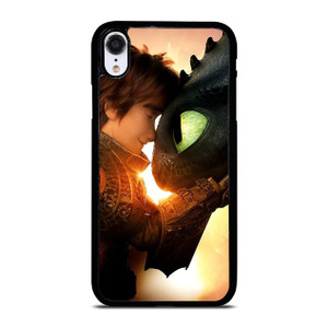 TOOTHLESS AND HICCUP TRAIN YOUR DRAGON iPhone XR Case Cover TOOTHLESS AND HICCUP TRAIN YOUR DRAGON iPhone XR Case Cover
