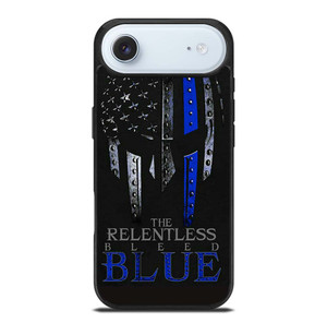 BLUE LINE POLICE WARRIOR SKULL iPhone Air Case Cover
